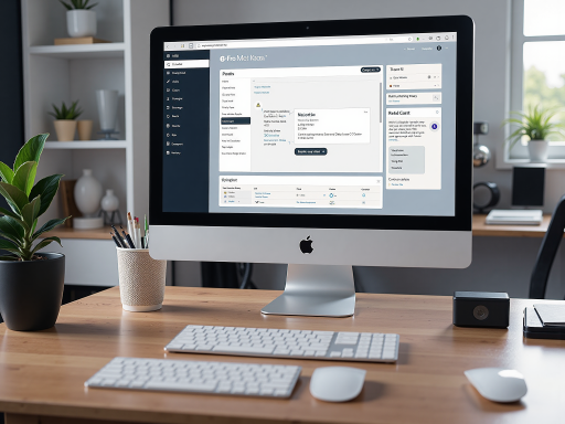 在线教育平台界面，显示课程列表和视频播放器，现代化的学习管理系统界面设计