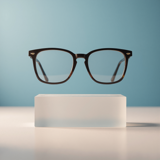 三十五岁左右男性头像，穿休闲衬衫，戴眼镜，友善微笑，创意工作室背景